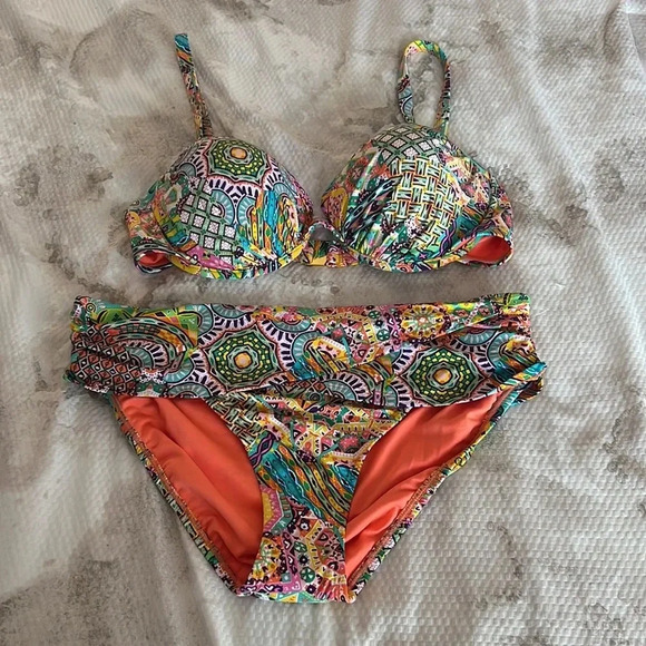 Bleu Rod Beattie Seriously Sunny Bikini Swimsuit Bra - Picture 9 of 15